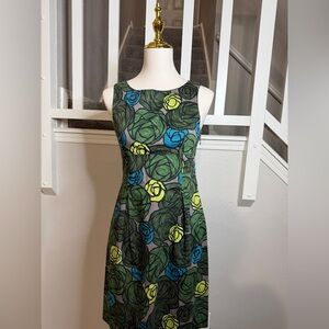 Theory Black Cap Sleeve Shift Dress